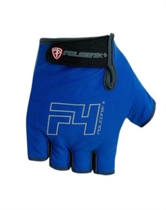 Велоперчатки F-4, эластичный верх, замшевая ладонь, синий, POL_F-4_XXL_BLU (Размер: 12 XXL) Polednik
