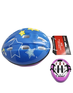 Шлем велосипедный детский, в торговой упаковке, синий, 2019, ZTB00020-A (Размер: 55-57) No name