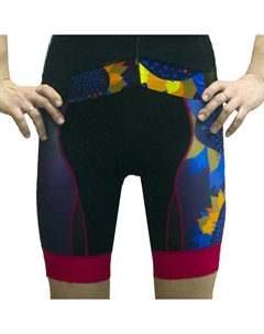 Велотрусы с лямками Flowers 2019, AB21B058L (Размер: M) Biemme