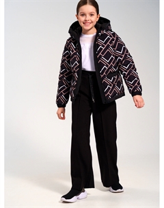 Куртка текстильная с полиуретановым покрытием для девочек School by playtoday