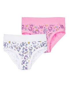 Трусы трикотажные для девочек, 2 шт в комплекте Playtoday tween