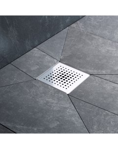 Душевой трап PrimeFlow Cut Gradient 10 см, сталь матовая Am.pm.