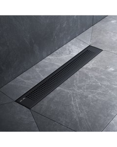 Душевой трап (лоток) PrimeFlow Cut Gradient 50 см, черный матовый Am.pm.