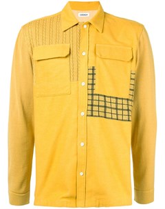 Coohem трикотажная рубашка в технике пэчворк l желтый Coohem