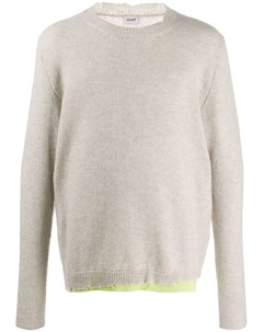 Covert трикотажный свитер с эффектом потертости 46 нейтральные цвета Covert