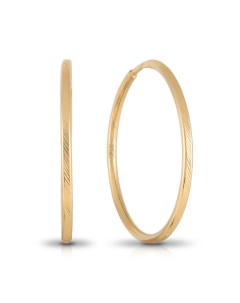 Серьги-конго из золота Talant