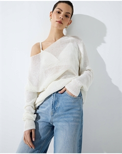 Джемпер хлопковый молочного цвета 2mood