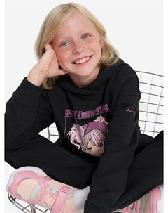 Худи для девочек, Черный Demix