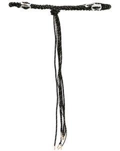 Sasquatchfabrix плетеный ремень один размер черный Sasquatchfabrix.