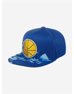 Бейсболка с прямым козырьком MITCHELL NESS 6HSSMM18149-GSWROYA Golden State Warriors NBA (синий), Синий Mitchell and ness
