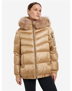 Куртка утепленная женская оверсайз Backsie, Бежевый Geox