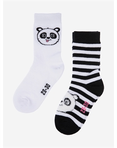 Носки для девочки, 2 пары в комплекте, Мультицвет Playtoday