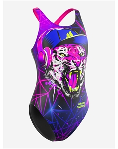 Юниорский купальник спортивный Afra Junior L3, Фиолетовый Mad wave