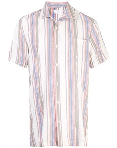 Onia полосатая рубашка с короткими рукавами l разноцветный Onia