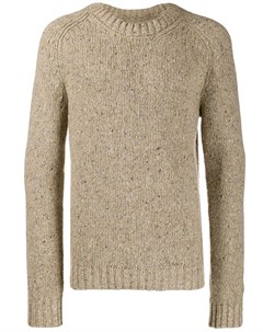 Maison margiela свитер с отделкой в рубчик m нейтральные цвета Maison margiela
