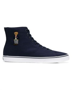 Polo ralph lauren хайтопы с принтом медведя 11 синий Polo ralph lauren