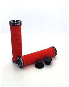 Грипсы Colt Bikes FLAT 130мм, Красный, Lock-On, CBFLATR Colt bikes (cbs)