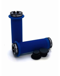 Грипсы Colt Bikes BMX Lock-On 115мм, синий, CBBMX115BL Colt bikes (cbs)