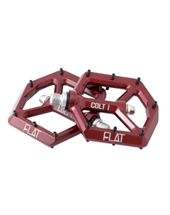 Педали Colt Bikes Flat, красный, алюминий, mlg-CK26R Colt bikes (cbs)