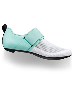 Велотуфли TRANSIRO HYDRA, триатлон, белый/бирюзовый, TRR5PMR1K (Размер: 39.5, Цвет: Белый/бирюзовый) Fizik