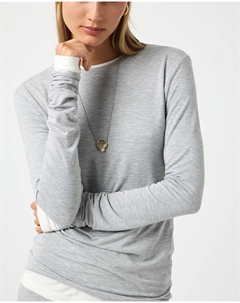 Лонгслив серого цвета 2mood