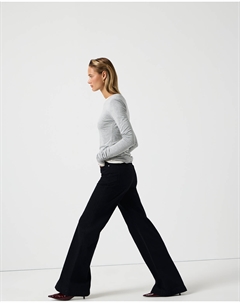 Джинсы Flare Fit FL100 черного цвета 2mood