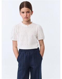 Нарядная трикотажная блузка для девочек Sela