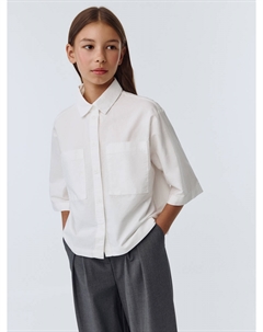 Рубашка оверсайз с короткими рукавами для девочек Sela