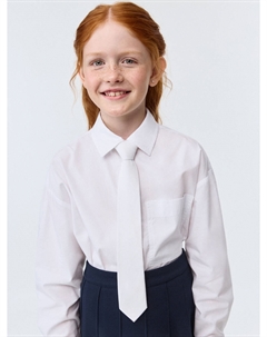Удлиненная рубашка с галстуком для девочек Sela
