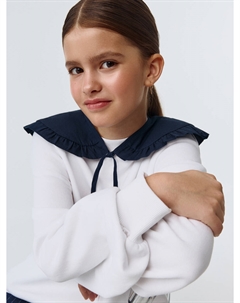 Свитшот с воротником для девочек Sela