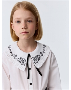 Блузка с нарядным воротником для девочек Sela
