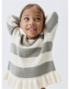 Вязаный джемпер в полоску для девочек Sela
