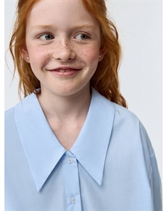 Блузка с фигурным воротником для девочек Sela