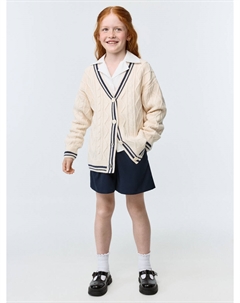 Короткие шорты с защипами для девочек Sela