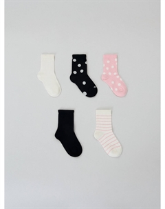 Набор из 5 пар носков для девочек Sela