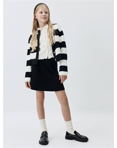 Короткая вязаная юбка для девочек Sela