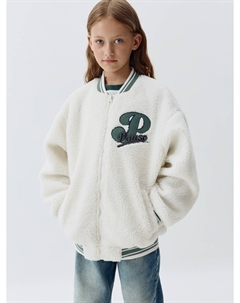 Бомбер из искусственного меха для девочек Sela