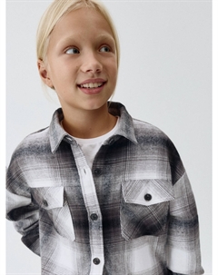 Фланелевая рубашка в клетку для девочек Sela