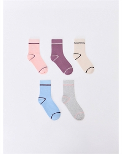 Набор из 5 пар носков для девочек Sela