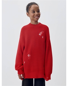 Рваный вязаный джемпер детский Sela