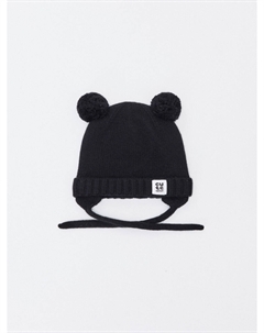 Вязаная шапка с завязками для малышей Sela