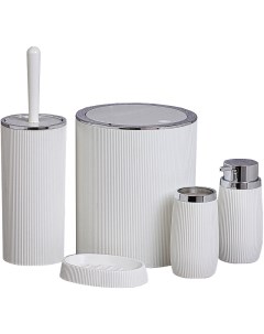 Набор аксессуаров для ванной Home 290000209 Белый Хром Bemeta