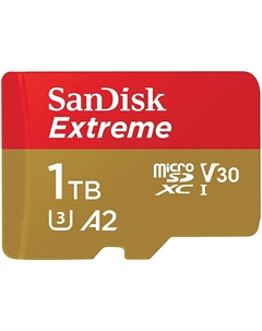 Карта памяти Micro SecureDigital 1Tb SanDisk Extreme microSDXC class 10 UHS-1 U3 V30 A2 (SDSQXAV-1T00-GN6MN) Sandisk