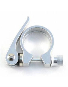 Зажим подседельного штыря на эксцентрике, диаметр - 31.80мм серебристый, VC 13 (31.8) silver Vinca sport