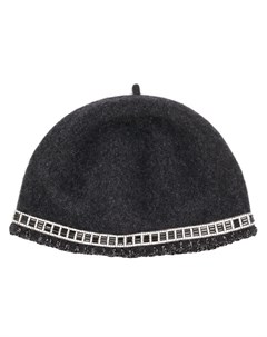 Le chapeau шапка с декоративной строчкой один размер серый Le chapeau