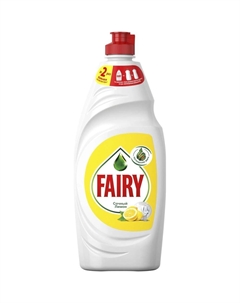 Средство для мытья посуды Сочный лимон, 650 мл. Fairy