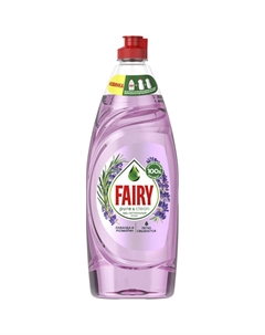 Средство для мытья посуды Pure & Clean Лаванда и Розмарин, 650 мл. Fairy