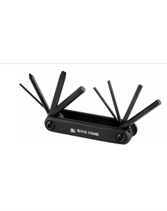 Мультитул YC-270, складной, 8 ключей, чёрный, 230034 Bike hand