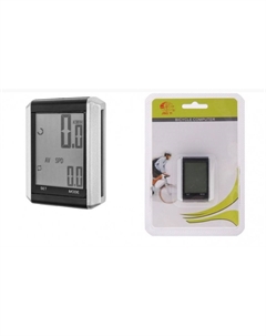 Велокомпьютер JING YI, 15 функций, проводной, черный-серый, JY-4012E-L Jing yi