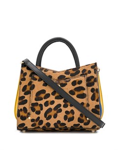 Sara battaglia сумка на плечо с леопардовым принтом один размер нейтральные цвета Sara battaglia